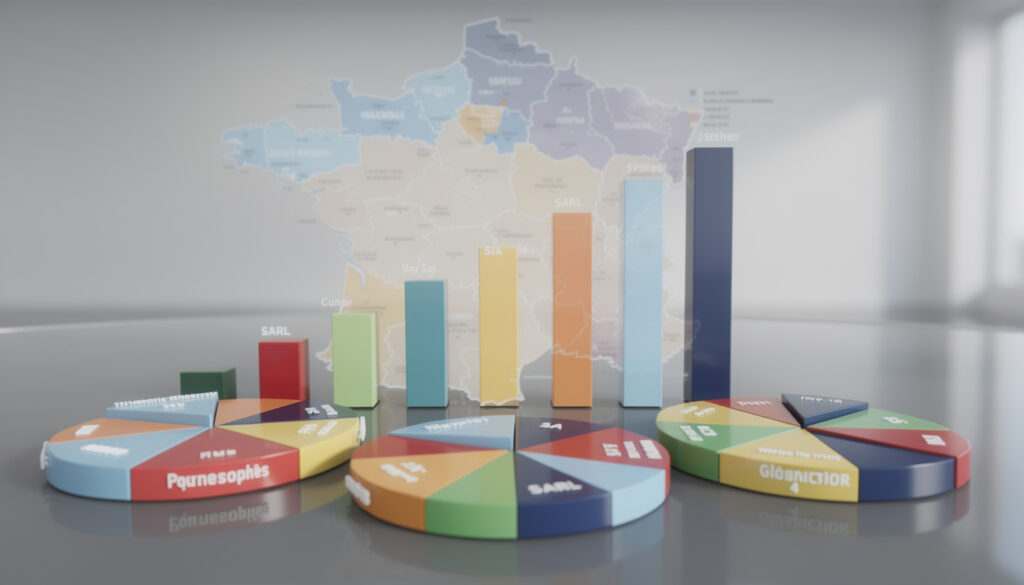 découvrez le nombre total d'entreprises en france et leur répartition détaillée selon les différents statuts juridiques.